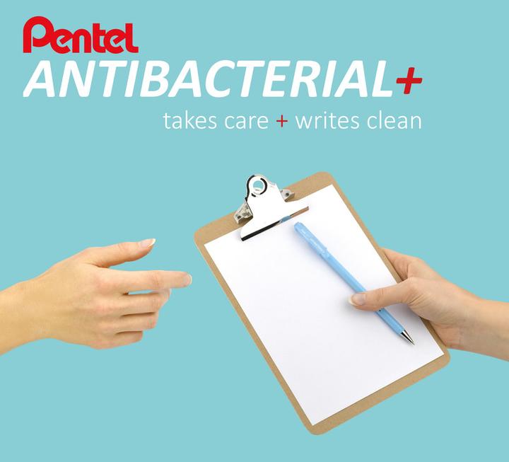 Produktbild Pentel Kugelschreiber Antibacterial+ (Schwarz, 1 x)