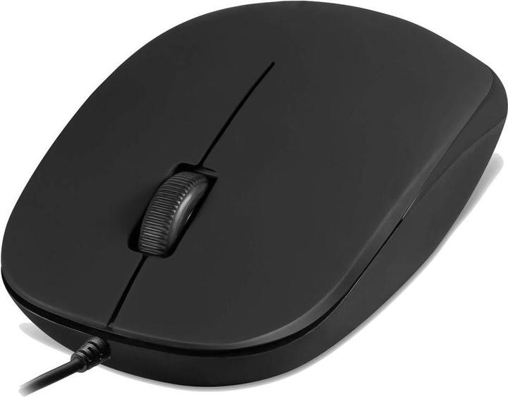 Produktbild Perixx PERIMICE-201 C B Maus Optisch Schwarz 3 Tasten 1000 dpi (Kabelgebunden)