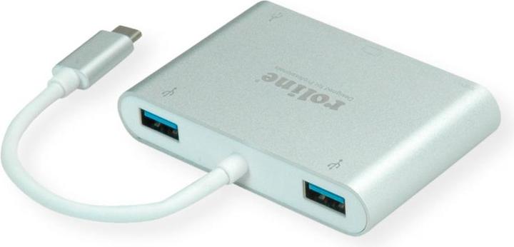 Produktbild Roline USB Typ C zu (USB-C, 4 Ports)