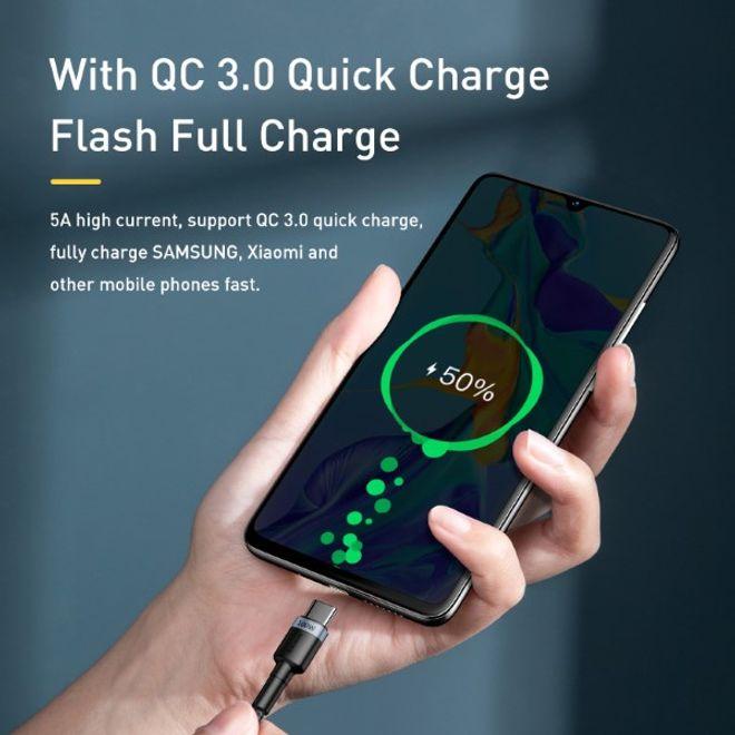 Produktbild Baseus Cafule Fast Charge Series (2 m, USB 2.0)