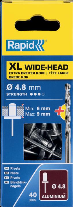 Produktbild Rapid XL Blindniete Ø 4,8 x 12 mm