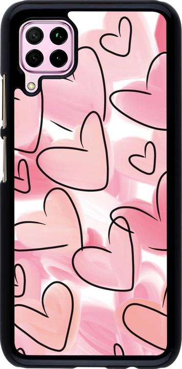 Produktbild PhoneLook Hülle Easter 2023 pink hearts (Huawei P40 Lite)