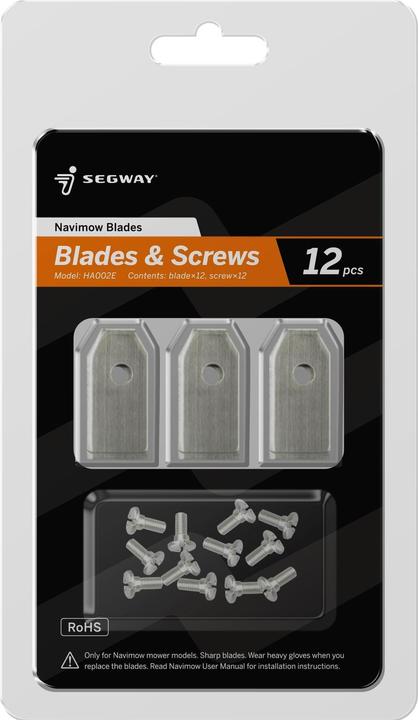 Actual product image Segway-Navimow Set of 12 knives (Mowing robot, Lawn mower blades + replacement blades garden machinery)