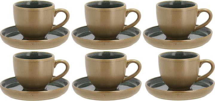 Bitz Tazza da espresso in legno 70 ml, 6 pezzi, Legno/Foresta (70 ml, 6 x)
