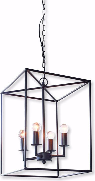 Image du produit Loberon Lampe à suspendre Elian noir antique (E14)