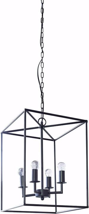 Image du produit Loberon Lampe à suspendre Elian noir antique (E14)