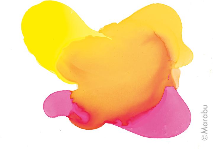 Actual product image Magni Marabu 1216000000102 - Alcohol Ink Set Neon with 3 x 20 ml alcohol ink, 1 x permanent marker, speci (Multinational)