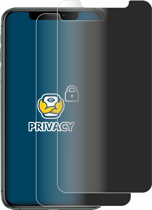 Produktbild BROTECT Sichtschutzfolie Anti-Spy Privacy Folie Blaulicht-Schutz (2 Stück, Apple iPhone 11 Pro Max)