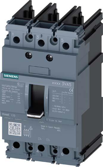 Produktbild Siemens Leistungsschalter 70A 3p 70A/In 3VA5170-6ED31-0AA0