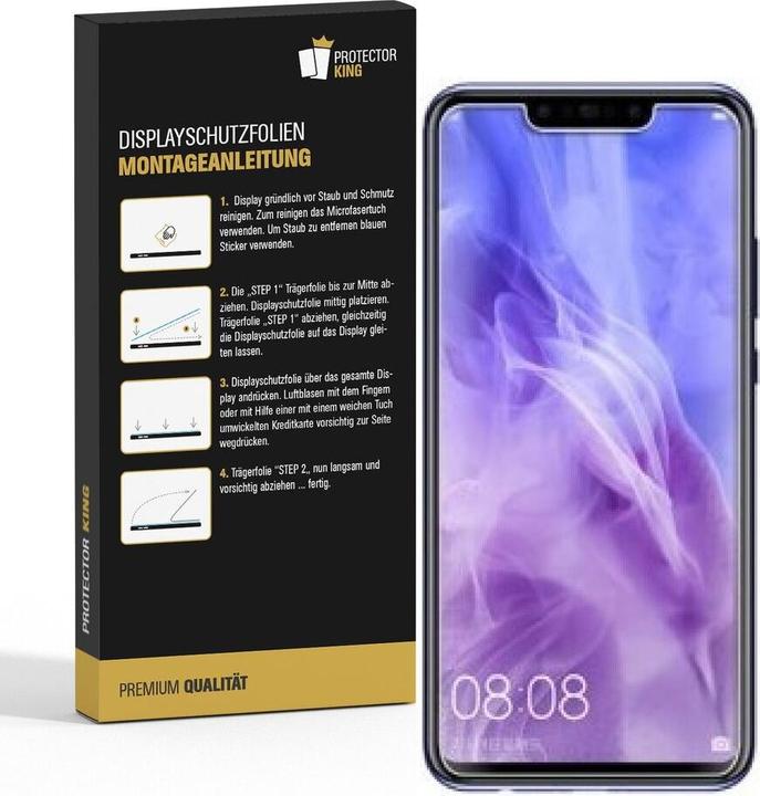 Produktbild Protectorking 6x Premium Displayschutzfolie 3D KLAR (6 Stück, Huawei Nova 3)