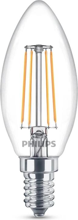 Philips Lamp (E14, 4.30 W, 470 lm, 1 x, F)
