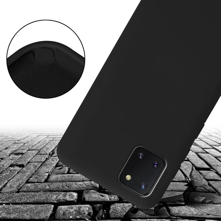 Actual product image Cadorabo Necklace Case Liquid TPU Handy Kette Liquid (Samsung Galaxy A81)