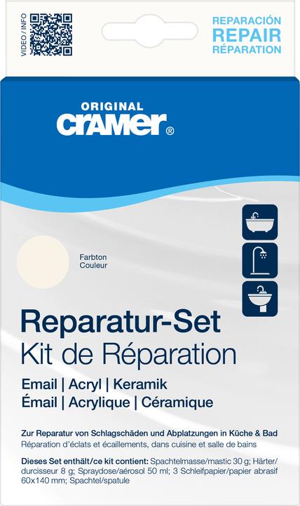 Cramer Reparatur-Set für Keramik, Email und Acryl (Pergamon)
