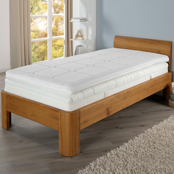 Actual product image Bestschlaf Visko-Mineralschaum Klima-Wendeauflage Plus Spezial, Höhe 8 cm (80 x 200 cm)