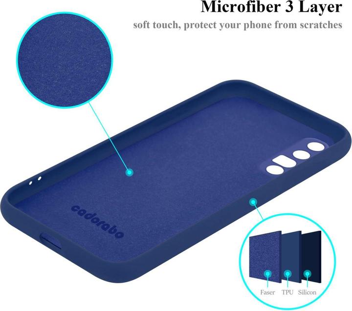 Actual product image Cadorabo Bumper Case for Oppo FIND X2 NEO TPU Liquid Silicone Cover for Oppo FIND X2 NEO (Oppo Find X2 Neo)