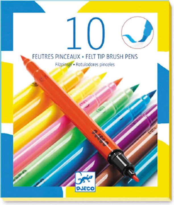Produktbild Djeco Filzpinsel pop (Mehrfarbig, 10 x)