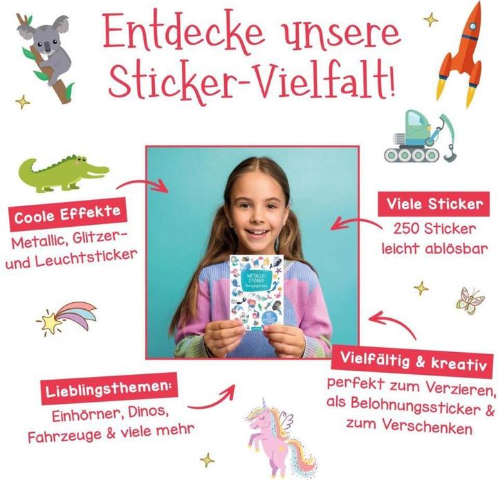 Produktbild ARS Glitzerspass Meerjungfrau-Sticker