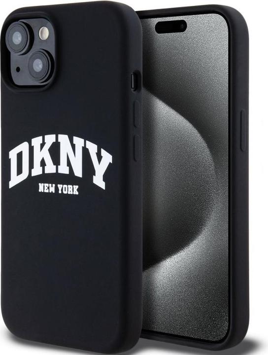 Produktbild DKNY DKHMN61SNYACH iPhone 11 / Xr 6.1" czarny/black hardcase Liquid Silicone White Printed Logo MagS (Apple iPhone 11)