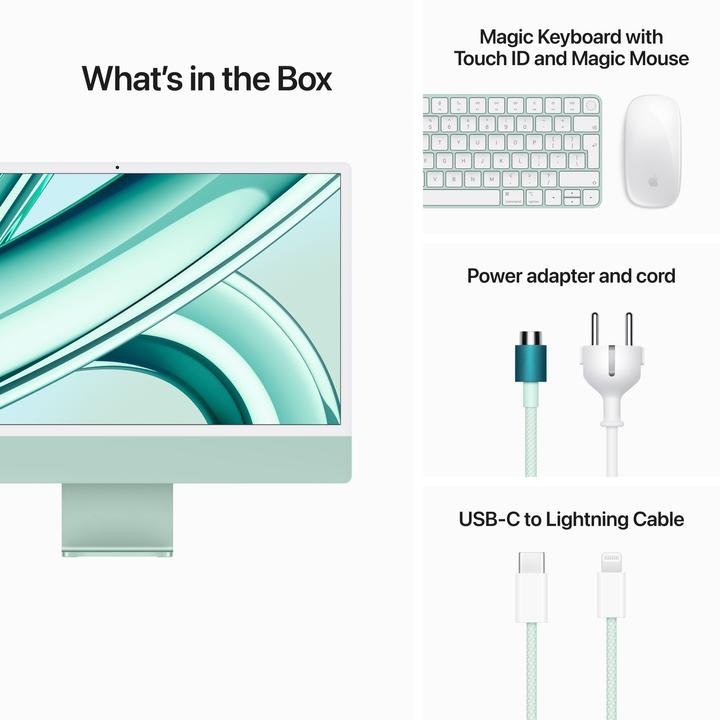 Actual product image Apple iMac 2023 (M3, 8 GB, 512 GB)
