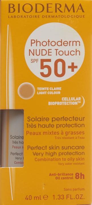 Produktbild Bioderma Nude Touch Claire (Sonnencreme Gesicht, SPF 50, 40 ml, 73 g)