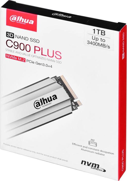 Actual product image Dahua Technology DHI-SSD-C900VN1TB Internal Solid State Drive M.2 1000 GB PCI Express 3.0 3D TLC NVM (1000 GB, M.2 2280)