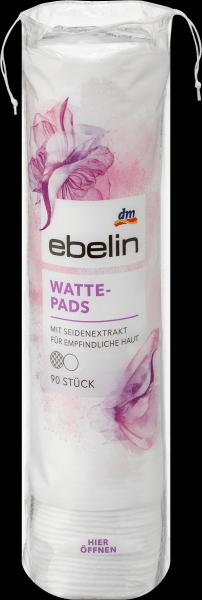 Produktbild dm ebelin Wattepads mit Seidenextrakt