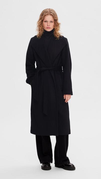 Produktbild Selected Femme Begürtelter Wollmantel (38)