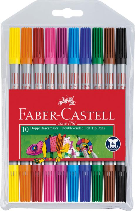 Produktbild Faber-Castell Doppelfasermaler (Mehrfarbig, 10 x)