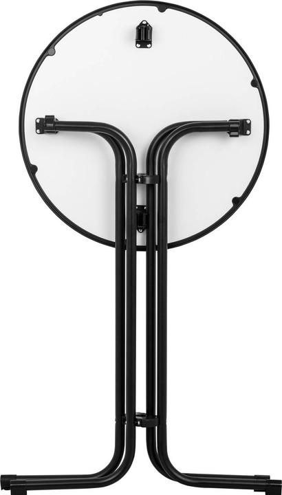 Produktbild Royal Catering Stehtisch Bistrotisch klappbar Bistro Tisch Bartisch Gastro rund Ø 80 cm schwarz (80 x 80 x 111 cm)