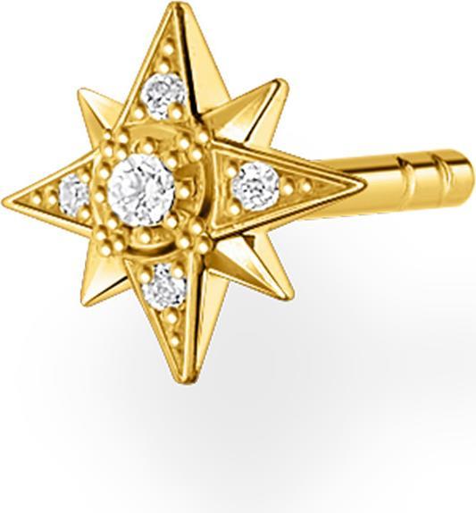 Actual product image Thomas Sabo Stud earrings (single piece) (Gold plated, With stone(s), 925 silver)
