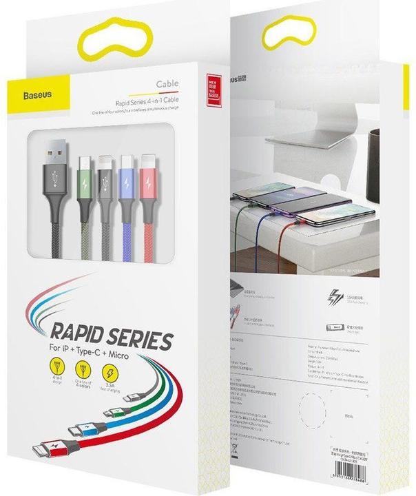 Immagine prodotto Baseus 4in1 (1.20 m, USB 2.0)