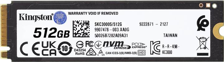 Produktbild Kingston KC3000 (512 GB, M.2 2280)