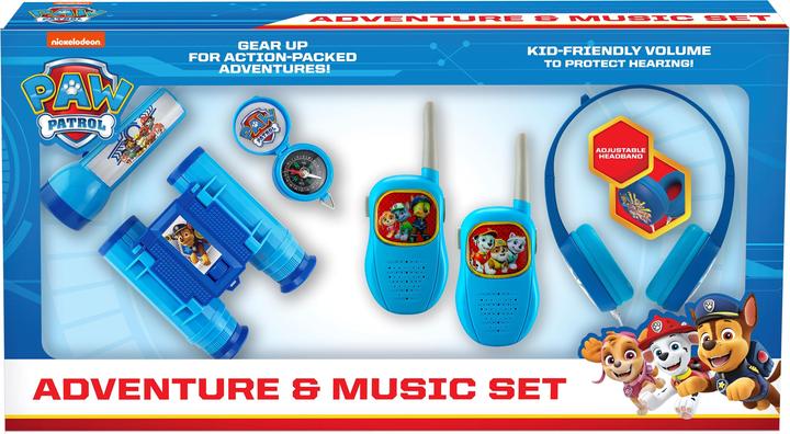 Actual product image eKids Paw Patrol Set Adventure 5in1: torch, compass, binoculars, walkie-talkie, headphones PW-V302