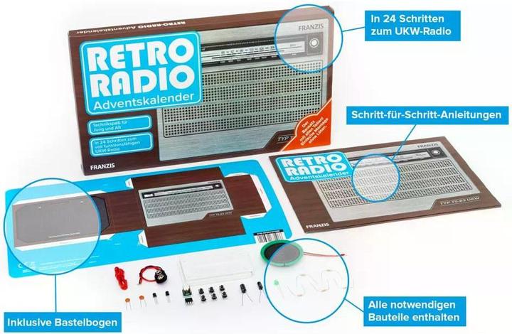 Produktbild Franzis Retro-Radio 2020