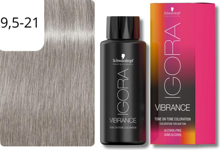 Immagine prodotto Schwarzkopf Professional IGORA VIBRANCE Colorazione tono su tono (9,5-21 Toner Cendré Cendré di cenere)