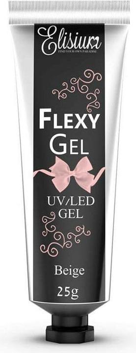 Actual product image Elisium Flexy Gel Nail Extension Gel Beige 25G