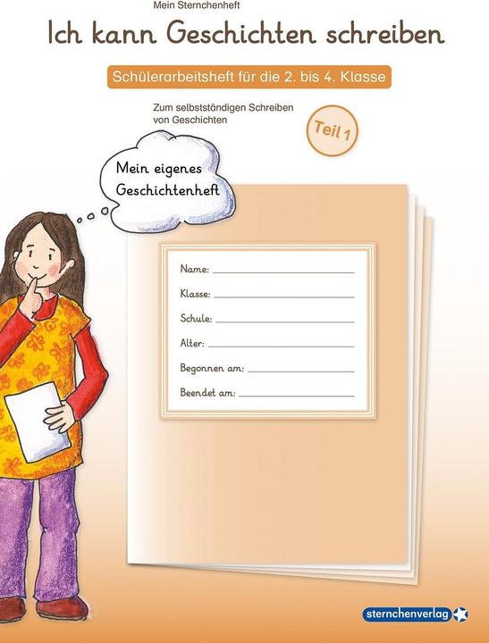 Image du produit Ich kann Geschichten schreiben 1. Mein Sternchenheft für die (Allemand, Katrin Langhans, 2012)
