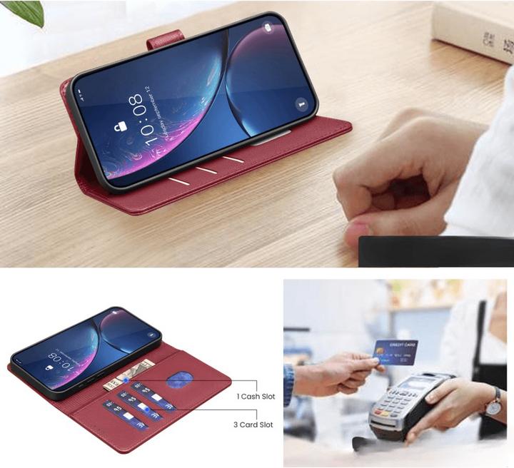 Produktbild Binfen Color Galaxy S25 Ultra - BINFEN Leder Etui Hülle mit RFID Blocker (Samsung Galaxy S25 Ultra)