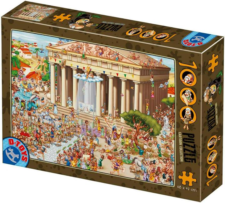 Actual product image D-Toys Puzzle 1000 Acropolis building madness in Athens (1000 pieces)