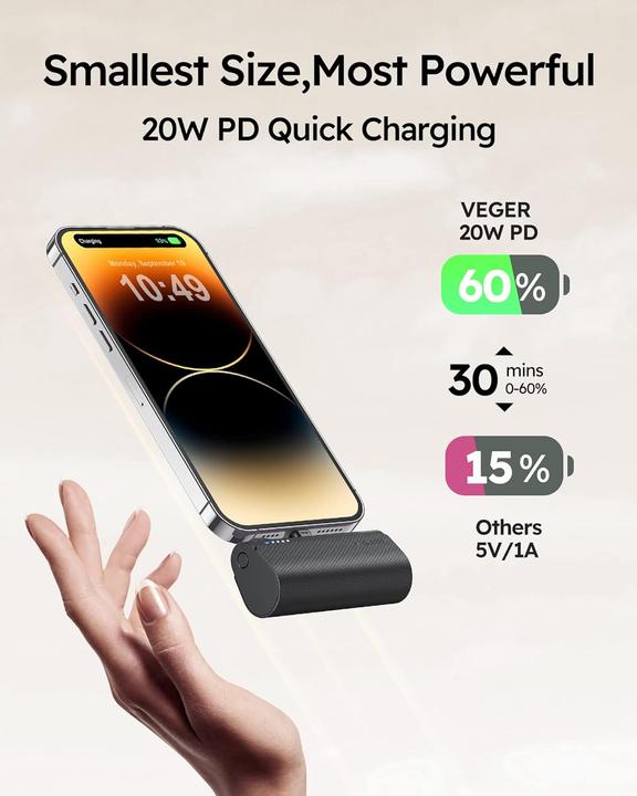 Immagine prodotto Veger PD Mini V0556P (5000 mAh, 18 W)