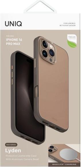 Image du produit Uniq Lyden DS iPhone 16 Pro Max 6.9" Magclick Charging case brown-gray/flint gray (Apple iPhone 16 Pro Max)