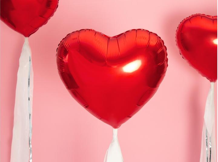 Image du produit Partydeco Ballon coeur rouge 45cm (1 x)