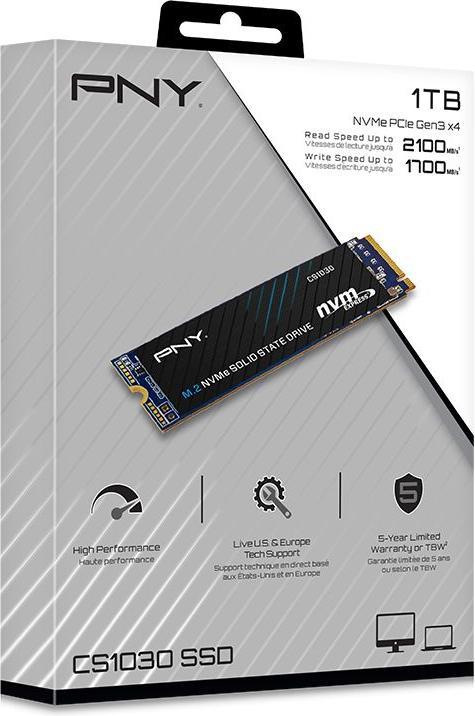 Actual product image PNY CS1030 (1000 GB, M.2 2280)