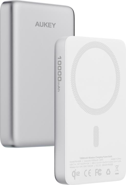 Actual product image Aukey MAG FUSION SLIM - Powerbank (10000 mAh, 10000 W, 36000 Wh)