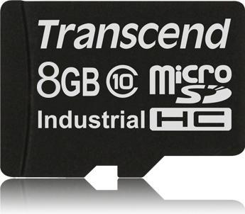 Produktbild Transcend 8GB Ind. microSDHC10 No Adapter Industrie (8 GB, microSDHC)