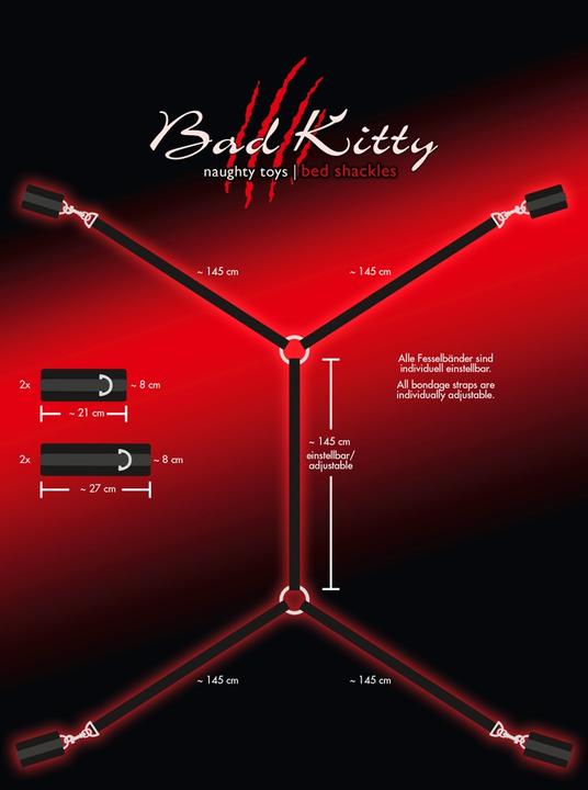 Image du produit Bad Kitty Bed Shackles