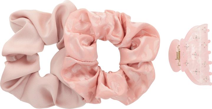 Image du produit Trisa Fashion Haarklammer mit Strass & Scrunchie rosa 3 Stk. (Peigne)