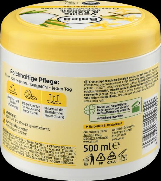 Image du produit dm Balea Crème pour le corps Vanille & Coco (Crème pour le corps, 500 ml)