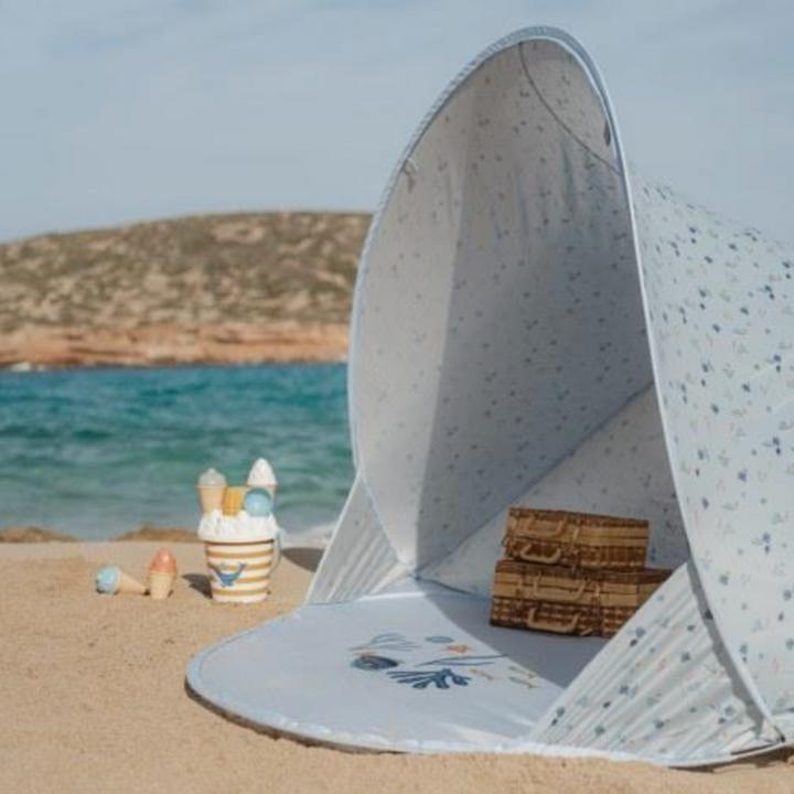 Actual product image Little Dutch Beach Tent Ocean Dreams Blue