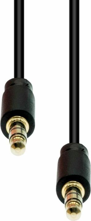 Produktbild ProXtend Mini-Jack 4-Pin Slim Cable M-M Black 2M (2 m)